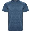 Camisetas técnicas roly austin de poliéster azul marino vigore con publicidad vista 1