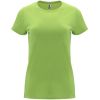 Camisetas manga corta roly capri mujer de 100% algodón verde oasis con logo vista 1