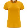 Camisetas manga corta roly capri mujer de 100% algodón naranja con logo vista 1