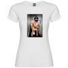 Camiseta blanca para despedida de soltera con diseño chica wc blanco para personalizar vista 1