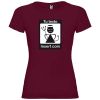 Camisetas despedida mujer de despedida para mujer con señal insert coin 100% algodón burgundy para personalizar vista 1