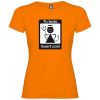 Camisetas despedida mujer de despedida para mujer con señal insert coin 100% algodón naranja para personalizar vista 1