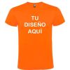 Camisetas despedida hombre de despedida en color 100% algodón naranja vista 1
