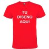 Camisetas despedida hombre de despedida en color 100% algodón rojo vista 1