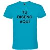 Camisetas despedida hombre de despedida en color 100% algodón turquesa vista 1