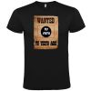Camisetas despedida hombre de despedida estilo wanted con tu foto 100% algodón negro para personalizar vista 1