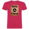 Camisetas despedida hombre de despedida estilo wanted con tu foto 100% algodón roseton para personalizar vista 1