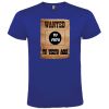 Camisetas despedida hombre de despedida estilo wanted con tu foto 100% algodón royal para personalizar vista 1