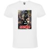 Camisetas despedida hombre para novios blanca con diseño de cazador 100% algodón vista 1