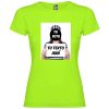 Camisetas despedida mujer para fiestas de despedida con diseño de fugitiva 100% algodón verde oasis para personalizar vista 1