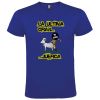 Camisetas despedida hombre blanca lema la última gran juerga 100% algodón royal vista 1