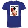 Camisetas despedida hombre para despedidas con diseño de globo y flor 100% algodón royal para personalizar vista 1