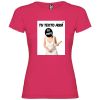 Camisetas despedida mujer ajustada con diseño de novia con bate para poner tu foto 100% algodón roseton vista 1