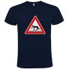 Camisetas despedida hombre de despedida 100% algodón azul marino con impresión vista 1