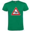 Camisetas despedida hombre de despedida 100% algodón verde con impresión vista 1
