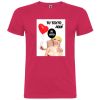 Camisetas despedida hombre para fiestas con diseño de muñeca hinchable y globo 100% algodón roseton con impresión vista 1