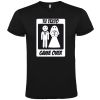 Camisetas despedida hombre manga corta game over 100% algodón negro vista 1