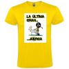Camisetas despedida hombre lema la última gran juerga 100% algodón amarillo con impresión vista 1