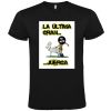 Camisetas despedida hombre lema la última gran juerga 100% algodón negro con impresión vista 1