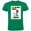 Camisetas despedida hombre lema la última gran juerga 100% algodón verde con impresión vista 1