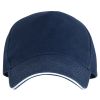 Gorras serigrafiadas roly eris de 100% algodón azul marino para personalizar vista 1
