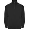 Sudaderas cremallera roly aneto de algodon negro para personalizar vista 1