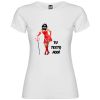 Camiseta blanca de despedida para mujer estampaciÃ³n de diablesa para personalizar vista 1
