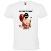 Camisetas despedida hombre blanca para despedidas con diseÃ±o de globo y flor 100% algodÃ³n vista 1