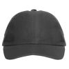Gorras serigrafiadas roly terra de 100% algodón plomo oscuro con logo vista 1