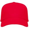 Gorras serigrafiadas roly uranus de 100% algodón rojo vista 1