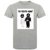 Camisetas despedida hombre de despedida en manga corta con diseÃ±o de novios bebes 100% algodÃ³n con impresiÃ³n vista 1