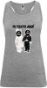 camiseta de tirantes de despedida novios bebés troquelado para mujer en color gris vigoré para personalizar vista 1