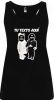 camiseta de tirantes de despedida novios bebés troquelado para mujer en color negro para personalizar vista 1