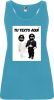 Camisetas despedida mujer de tirantes de despedida novios bebés 100% algodón turquesa para personalizar vista 1