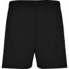 Pantalones roly calcio de poliéster negro con publicidad vista 1