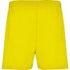 Pantalones roly calcio de poliéster amarillo con publicidad vista 1