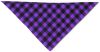 Pañuelo Cachirulo Morado y Negro 70x100
