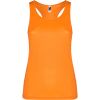 Camisetas técnicas roly shura mujer de poliéster naranja fluor vista 1