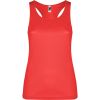 Camisetas técnicas roly shura mujer de poliéster rojo vista 1