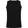 Camisetas técnicas roly andre de poliéster negro con impresión vista 1