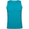 Camisetas técnicas roly andre de poliéster turquesa con impresión vista 1
