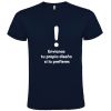 Camisetas despedida hombre de despedida en color 100% algodón azul marino vista 1