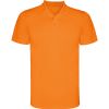 Polos técnicos deporte roly monzha de poliéster naranja fluor vista 1