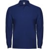Polos para trabajar roly estrella ls de 100% algodón royal con impresión vista 1