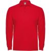 Polos para trabajar roly estrella ls de 100% algodón rojo con impresión vista 1