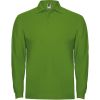 Polos para trabajar roly estrella ls de 100% algodón verde grass con impresión vista 1