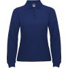 Polos manga larga roly estrella ls mujer de 100% algodón azul royal vista 1
