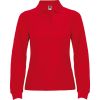 Polos manga larga roly estrella ls mujer de 100% algodón rojo vista 1