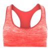 Camisetas tirantes roly sakhir mujer de poliéster coral fluor vigore con logo vista 1
