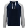 Sudaderas capucha roly badet de algodon marino gris con logo vista 1